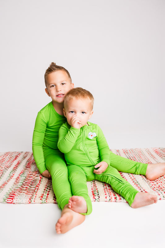 Mean Green Christmas Zippy