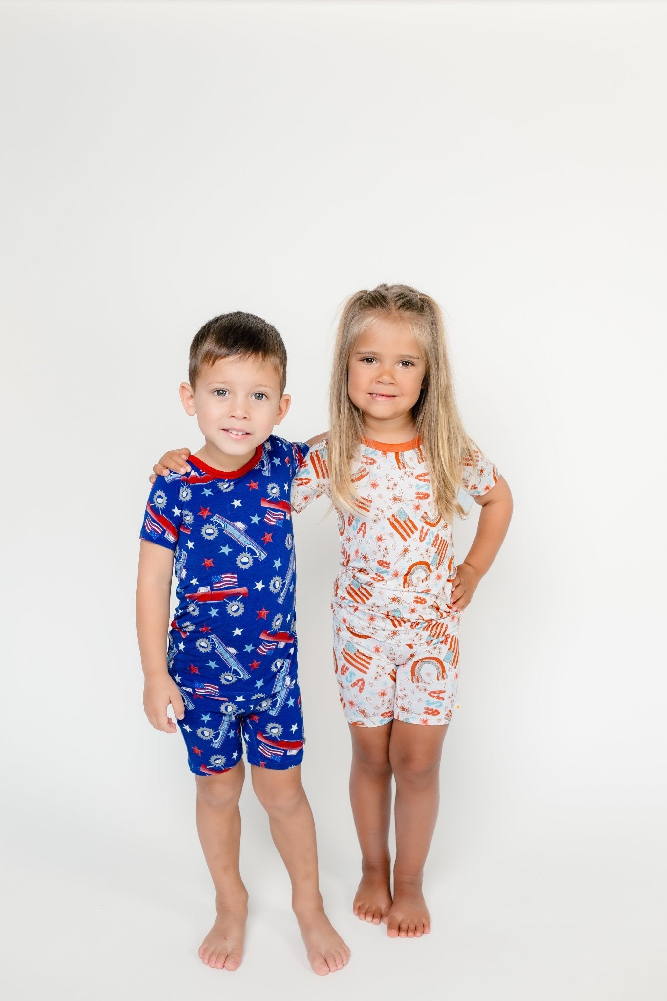 Boho Fourth of July 2-Piece Shorts Set