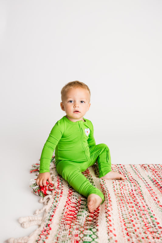 Mean Green Christmas Zippy