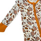 bamboo, pajamas, zippy, halloween, pumkin, pumkin-spiced, coffee, kids bamboo pajamas