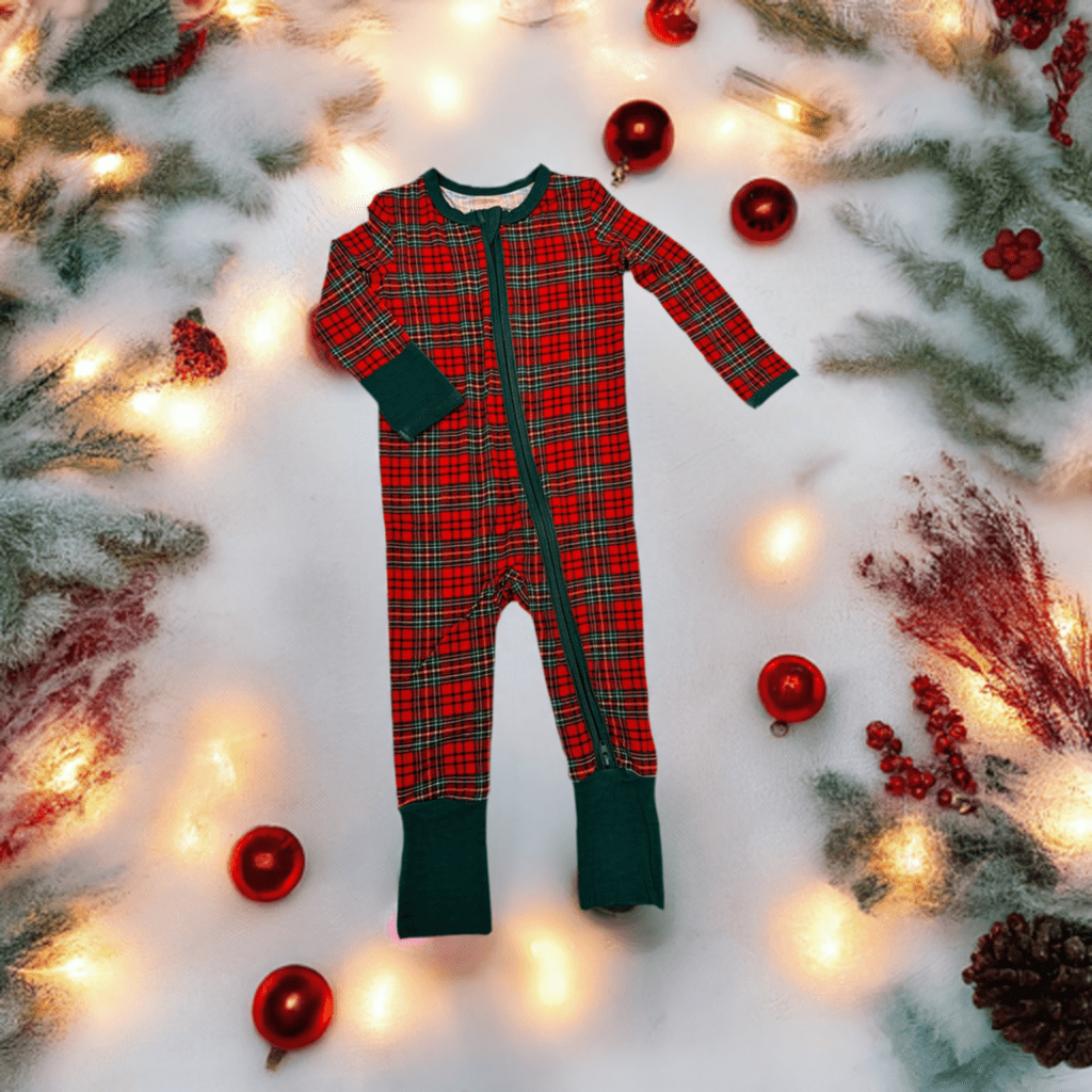 Classic Christmas Plaid Zippy