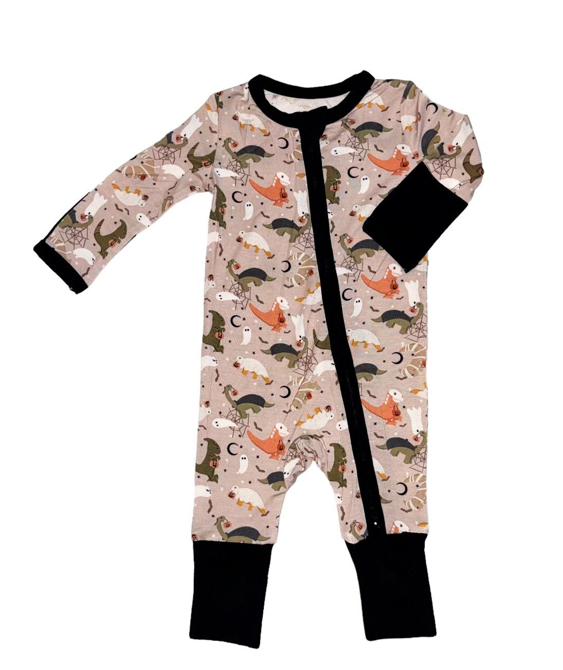 bamboo, pajamas, zippy, halloween, dinos, dinosaurs, kids bamboo pajamas